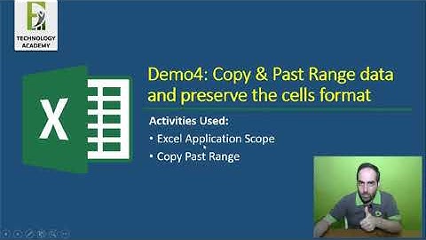 Excel Automation using UiPath | Part #10 | Copy & Past Range Data & Preserve Cells Format