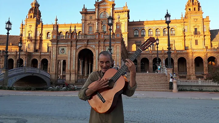 Javier el guitarista de la plaza Espaa Sevilla