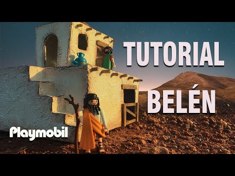 ?Como hacer un portal de Belén (Casas de Belén) para Playmobil y decoración de Navidad