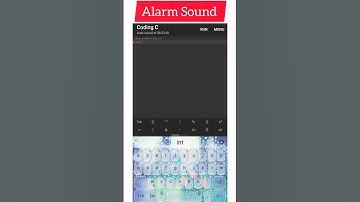 c programming alarm coding #shortvideo