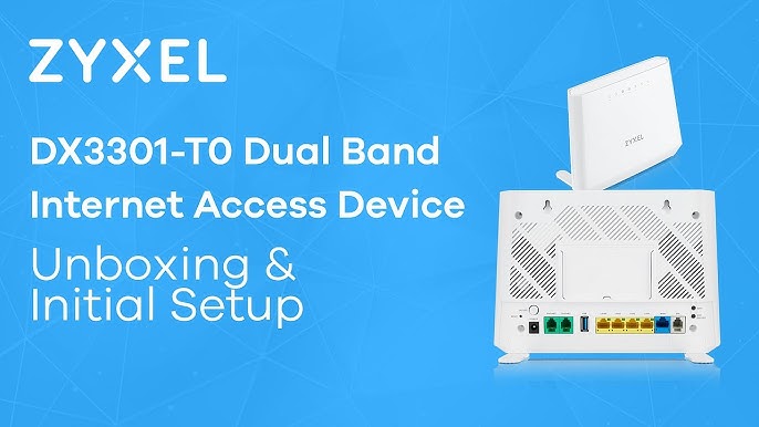 Zyxel WX3100 Smart Mesh Access Point AX1800 - unboxing & initial setup 