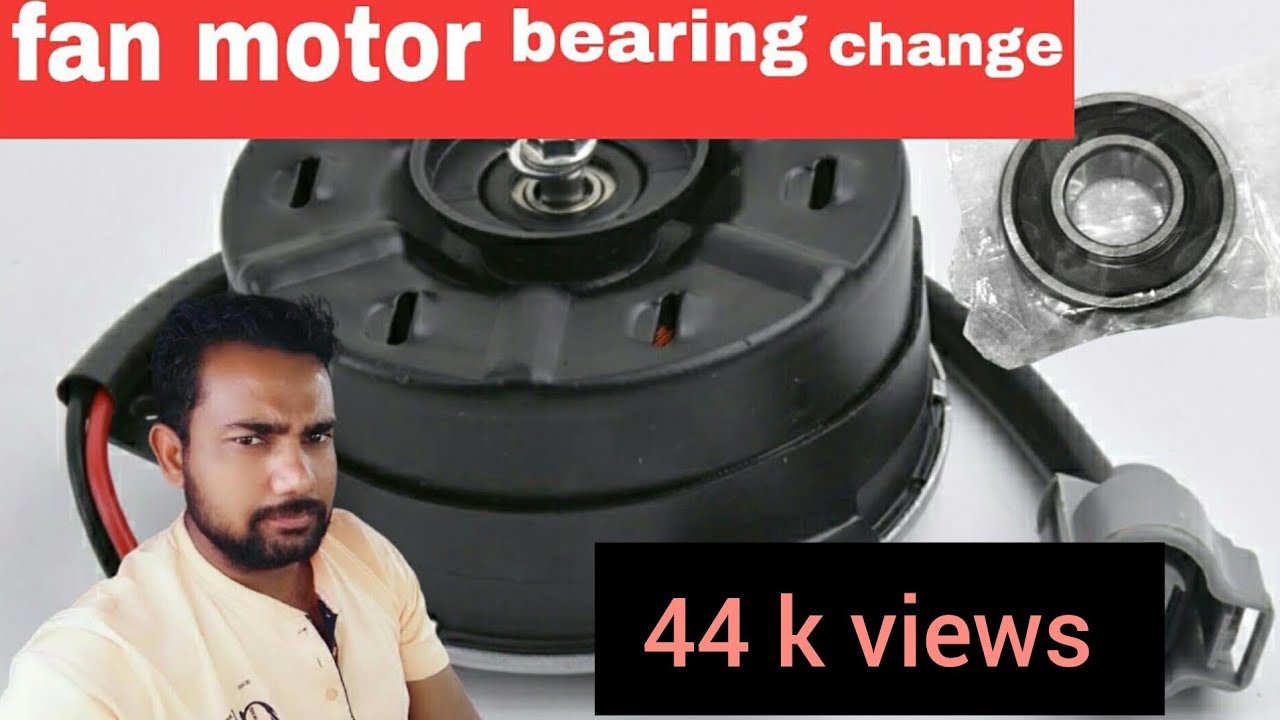 Corolla cooling Fan Motor bearing change/Fan motor bearing noise and change this bearing easily