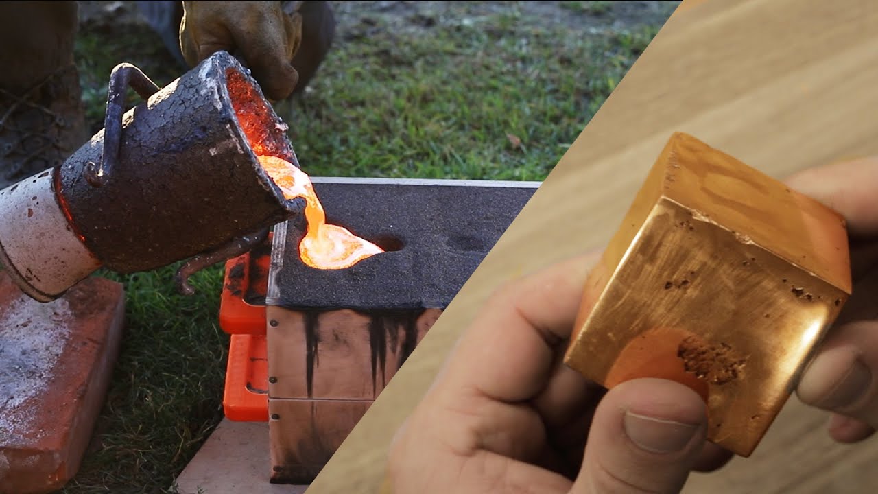 Copper Cube Casting YouTube