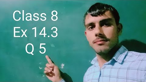 Exercise 14.3 Question 5 Class 8th Maths NCERT Chapter 14 Factorisation | Ex 14.3 Q5 class 8