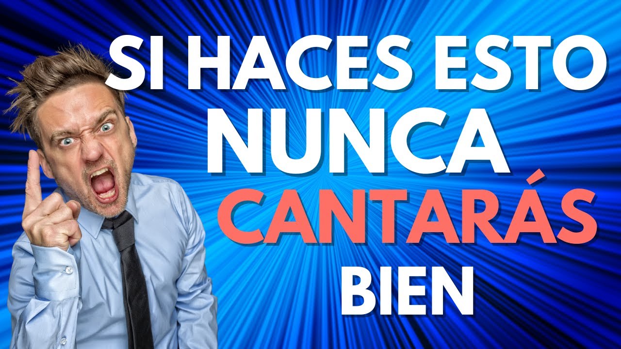 El error que te impide cantar bien (y nadie te lo ha dicho)