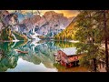 Amazing Nature Visuals | Mountains and Water | Uplifting Music For Relaxation