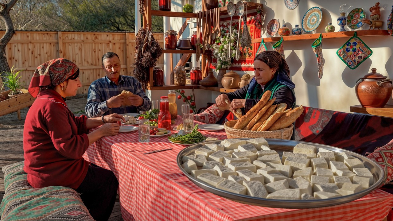 Rustic Stuffed Vegetables and Tender Cheese: Azerbaijani Famous Recipe