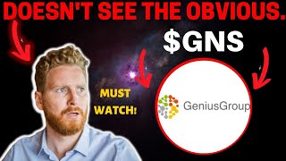 🧨GNS Stock! Why doesn’t anyone talk about this? Genius Group PREDICTION analysis  mesothelioma firm