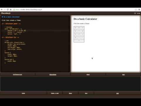 Chocodown Lab Demo - Markdown web programming