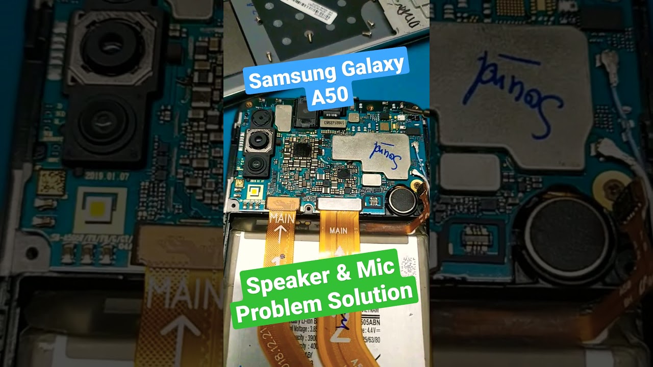 Samsung Galaxy A50 (a505f) | Mic & Speaker Not working | Solution By Replacing Audio IC | #shorts