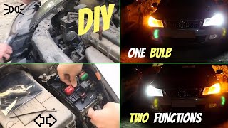 Škoda | How To ONE led BULB with TWO function INSTALL?