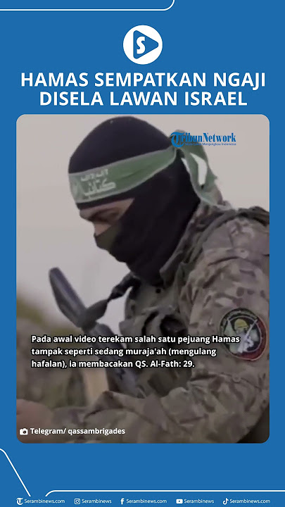 Pejuang Hamas Sempatkan Mengaji Bersama di Sela-Sela Perang Lawan Israel