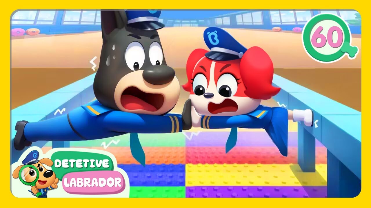 1, 2, 3, Trabalho em Equipe! 🎀 Historinha Engraçada do Detetive Labrador 🔍 1 Hora 🎬 Compilação