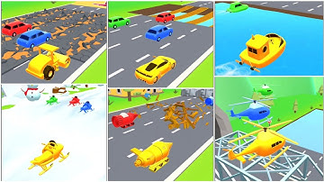 2023 Top 12 LEVELS. SHAPE SHIFTING GAMEPLAY. VERY COOL AND GNARLY HYPER CASUAL GAMES #shapeshifting