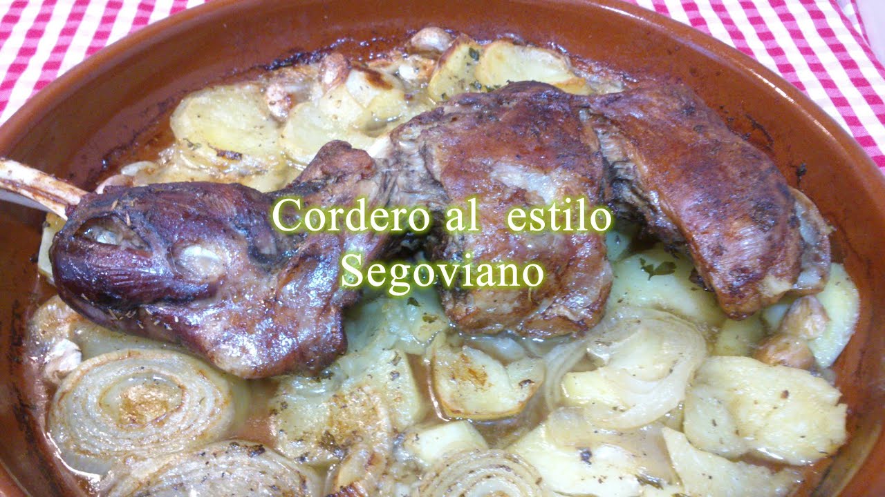 Receta de cordero al horno al estilo Segoviano - YouTube