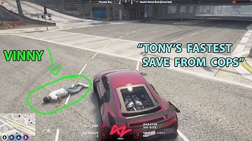 Tony Saved Vinny From Cops Shoot Out | NoPixel GTA RP