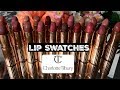 Charlotte Tilbury Lipstick Collection Swatches