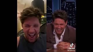 niall fangirling over videos of himself on TikTok