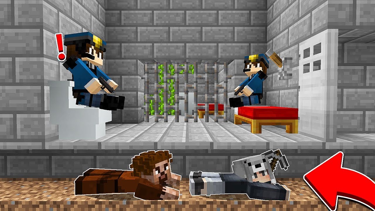 POLİS HAPİSHANESİNDEN KAÇIYORUZ!! 👮 - Minecraft