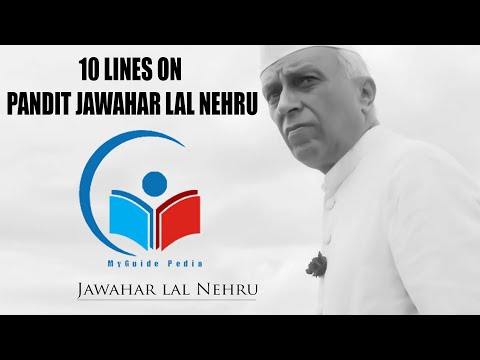 10 LINE ON JAWAHAR LAL NEHRU | SHORT ESSAY ON JAWAHAR LAL NEHRU | CHACHA NEHRU | 14 NOVEMBER