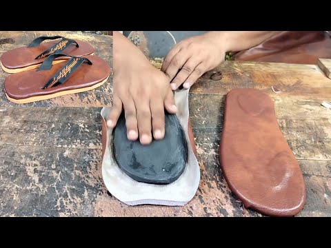 Membuat sandal spon sendiri