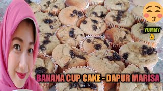 Banana Cup Cake Recipe 