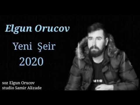 Elgün Orucov yeni şeir 2020 bu eşhqi ürekde nahaq tutmuşam