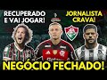 NEGÓCIO FECHADO! FLUMINENSE FECHA COM ATACANTE E TEM INTERESSE EM ATACANTE RIVAL. NOVIDADE EM LISTA
