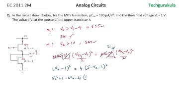 AC: EC GATE 2011 2M - MOSFET
