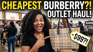 The CHEAPEST Burberry Bags I’ve EVER Seen?! Outlet Shop With Me 2026