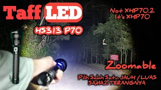 TaffLed HS313 P70 | Senter Paling Terang Pilih Dekat / Jauh??? | XHP70 bukan XHP70.2 screenshot 5