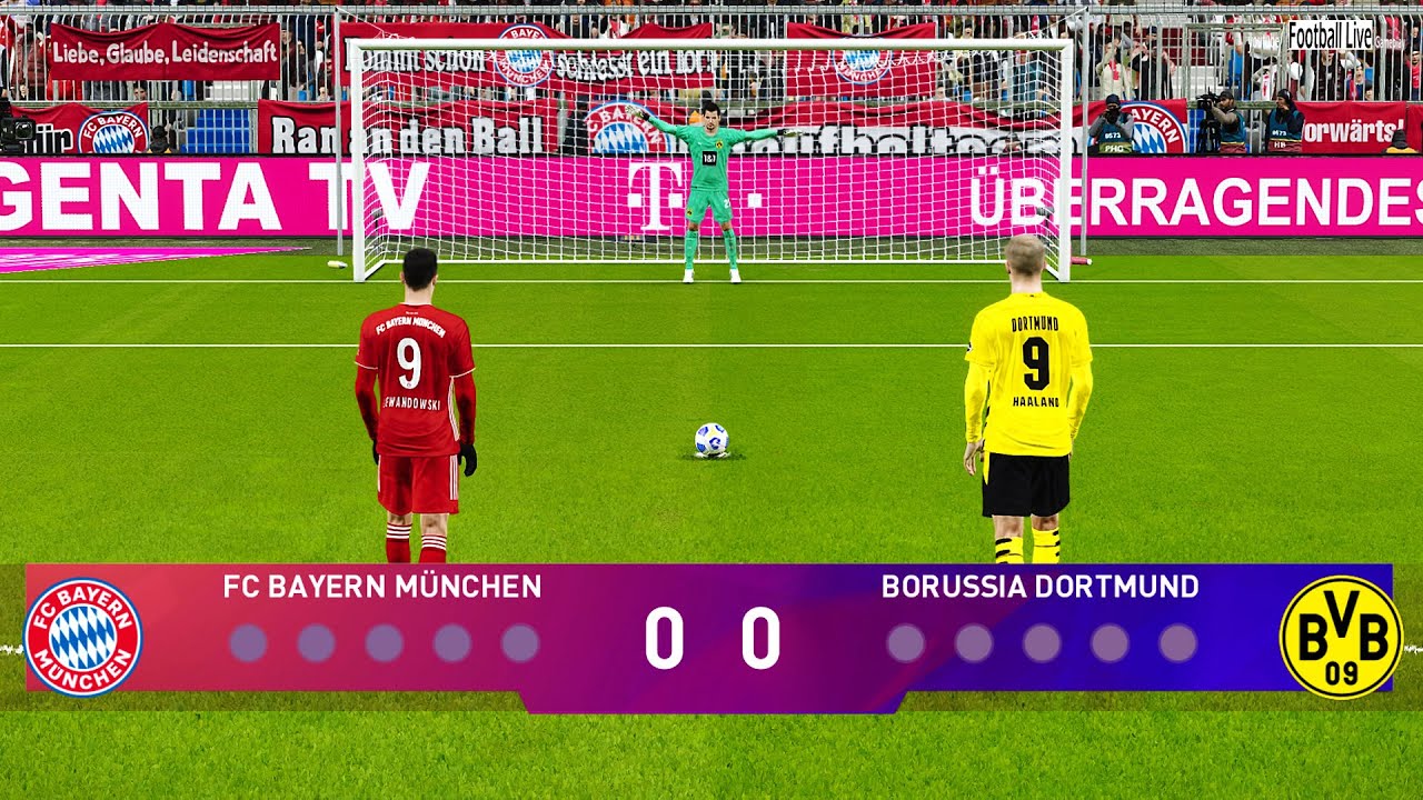PES 2021 | Bayern Munich vs Borussia Dortmund | Bundesliga | Penalty Shootout Gameplay