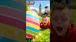 5 Minute Easter Egg Hunt Challenge in London! We Found 6?! 🐣