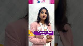 Pregnancy Test With SALT At Home || HFC || #shorts