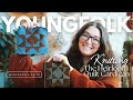 Youngfolk knits podcast knitting the heirloom quilt cardigan  woolyknit mal  noro madara reveiw