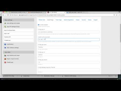 Setup your new app in Docker container