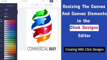 Resizing The Canvas And Canvas Elements In The Click Designs Editor Tutorial