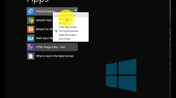 How to Add Internet Explorer Icon as a Shortcut on win 8 & 10 Desktop