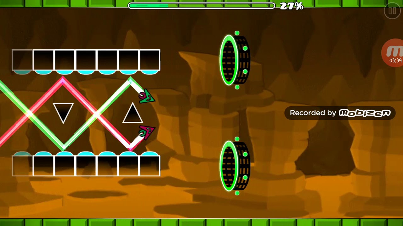 Geometry dash my best levels - YouTube