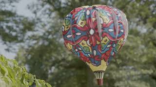 Talavera Large Burlap Balloon Spinner (45BB629IP)