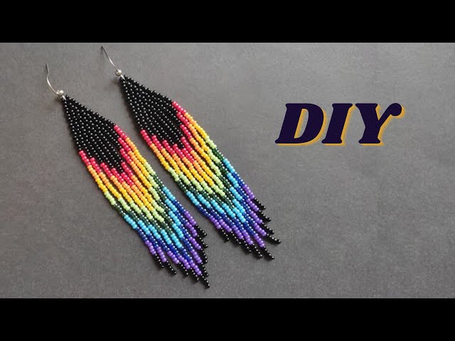 Seed Bead Rainbow Tutorial  DIY Jewelry Making 