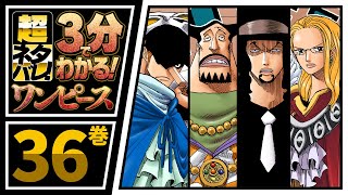 ３分で分かる One Piece 36巻 完全ネタバレ超あらすじ Cp9現る Youtube
