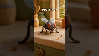 Waarom wrijven vliegen hun poten tegen elkaar? #feiten #insecten #natuur #korte broek