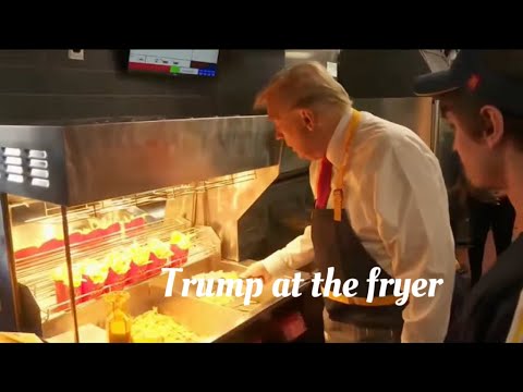I've now worked for 15 minutes more than Kamala. Trump at McDonald's during PA rally Episode cover