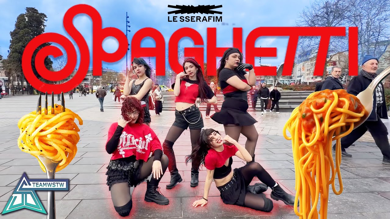 [KPOP IN PUBLIC TÜRKİYE] LE SSERAFIM - SPAGHETTI | DANCE COVER [TEAMWSTW]