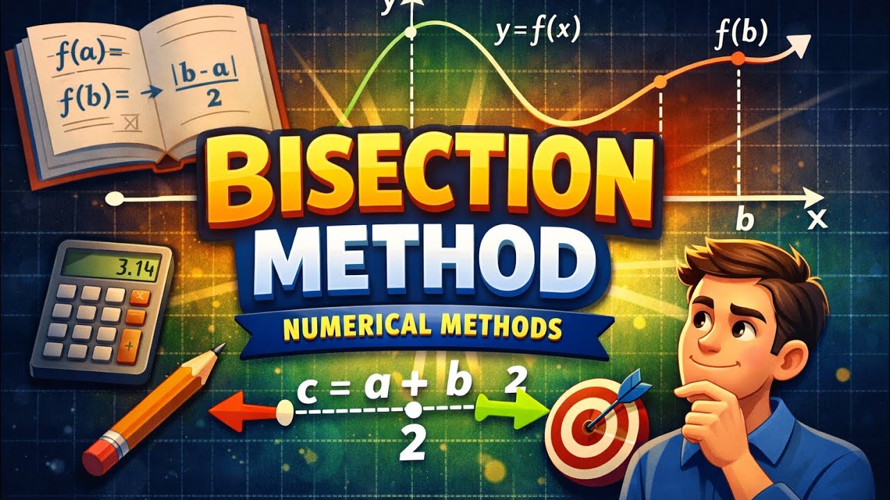 Bisection Method || Numerical Methods - YouTube