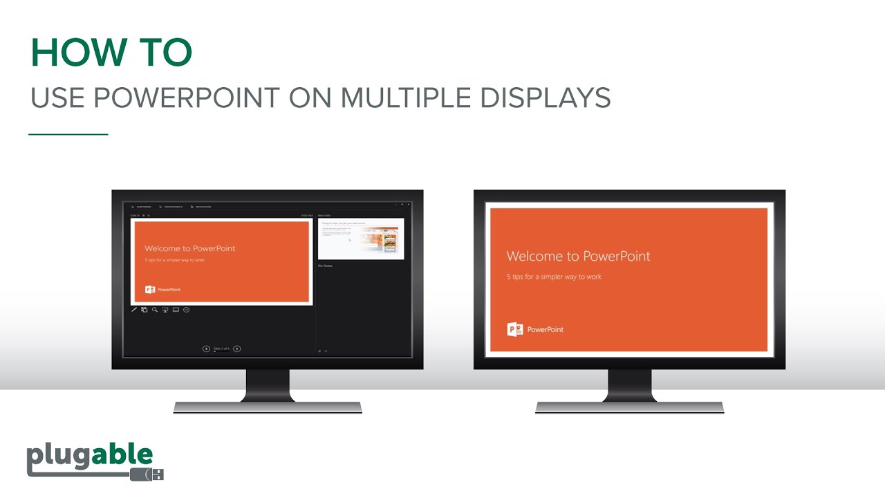 powerpoint presentation mode dual monitor