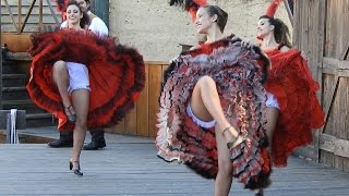 Bailando CanCan 4K , Show en Parque Warner 2017