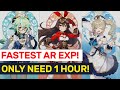 How To Earn AR Experience FAST! 2000 Daily Exp In 1 Hour! | Genshin Impact
