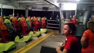 First run of the Rougarou at Cedar Point